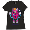 all seeing bunny Ladies Fitted T-Shirt