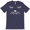 whiskers cat dog cute puppy animal baseball jersey T-Shirt