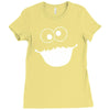 cookie monster Ladies Fitted T-Shirt