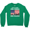 Lets Pray For Vegas, God Bless Crewneck Sweatshirt