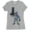 time traveling cyborg Ladies Fitted T-Shirt