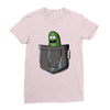 i'm in a pocket Ladies Fitted T-Shirt