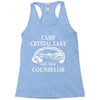 camp crystal lake counselor Racerback Tank