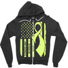 lyme disease awareness Zipper Hoodie