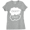 okay okay Ladies Fitted T-Shirt