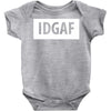 idgaf Dua Lipa Baby Bodysuit