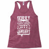 This Girl Is Taken By A Super Sexy January Boyfriend Racerback Tank