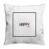 happy Throw Pillow