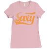 saxophone saxy Ladies Fitted T-Shirt