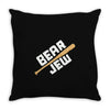 bear jew Throw Pillow
