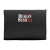 reagan bush '84 80's retro political party Accessory Pouches