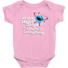never trust an atom, they make up everything Baby Onesie