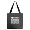 warning due to the rising cost of ammo Tote Bags