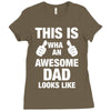 new daddy christmas funny Ladies Fitted T-Shirt