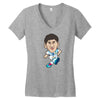 Messi Women's V-Neck T-Shirt