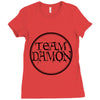 team damon salvatore (6) Ladies Fitted T-Shirt