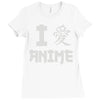 anime Ladies Fitted T-Shirt