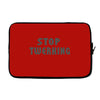 stop twerking Laptop sleeve