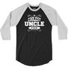 Coolest Uncle Ever 3/4 Sleeve Shirt
