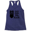 old school rock Racerback Tank