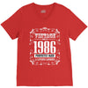 vintage made in 1986 perfectly aged a living legend V-Neck Tee