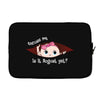 August Peeking Out Baby Girl Laptop sleeve