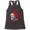 skull &amp; flames Racerback Tank