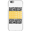 saturday sunday shitday iPhone 6/6s Case