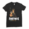fortnite cartoon Ladies Fitted T-Shirt