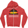 lion chant t   funny  lions joke king savannah africa retro big cat Zipper Hoodie