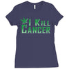 I Kill Cancer, I Kill Cancer T Shirt Ladies Fitted T-Shirt