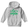go vegan Youth Hoodie
