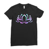hologram lotus Ladies Fitted T-Shirt