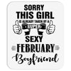 sorry this girl is already taken by a super sexy february boyfriend Mousepad