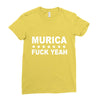 murica Ladies Fitted T-Shirt