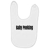 baby peeking Baby Bibs