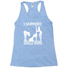 i support single moms Racerback Tank