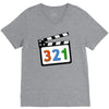 media player V-Neck Tee