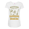 gardening Maternity Scoop Neck T-shirt