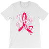 breast cancer awareness hope ribbon heart T-Shirt