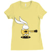 bunny's acoustic set Ladies Fitted T-Shirt