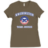 team justice Ladies Fitted T-Shirt