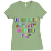 ONE DAY SOMAONE IS GOING TO HUG YOU SO TIGHT THAT ALL OF YOUR BROKEN P Ladies Fitted T-Shirt