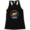 save the trash pandas Racerback Tank