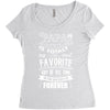 My Papa is Totally My Most Favorite Guy Of All Time Women's Triblend Scoop T-shirt