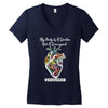 my body is a garden, not a graveyard black Women's V-Neck T-Shirt