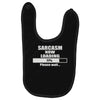 sarcasm now loading Baby Bibs