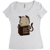 how to manipulate humans Women's Triblend Scoop T-shirt