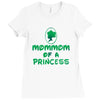 mother's day mommom of a princess Ladies Fitted T-Shirt
