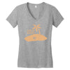 what's up beaches (2) Women's V-Neck T-Shirt